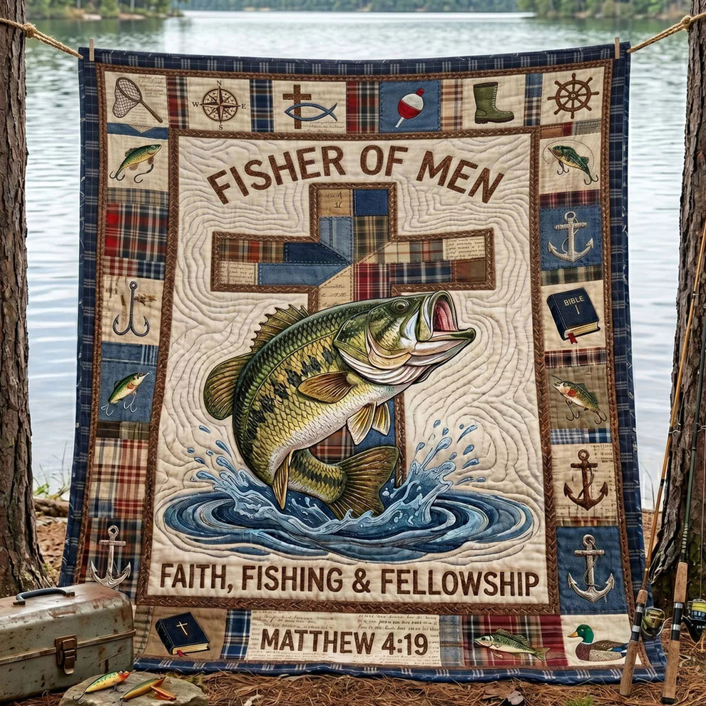 Fisher Of Men Faith Quilt