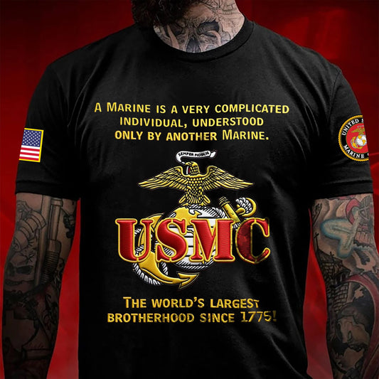 50th Anniversary Marine Corps Shirt, Gifts For Marine Veteran, Gifts On Father's Day, Veterans Day.