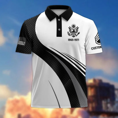 Premium US Veterans Polo Shirt, Gifts For US Veterans, Gifts On Father's Day, Veterans Day.