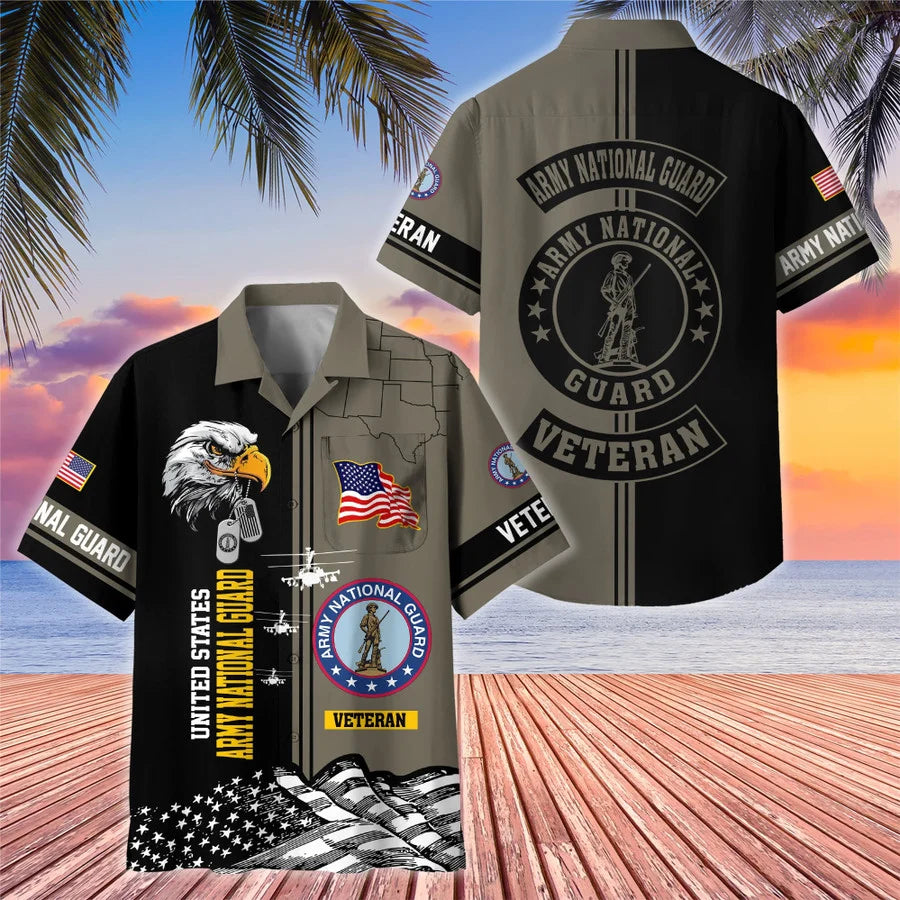 Premium US Veterans Hawaiian Shirt With Pocket Gifts For US Veterans, Gifts On Independence Day, Veterans Day.