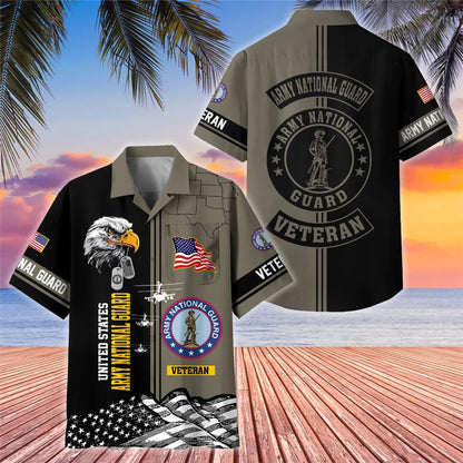 Premium US Veterans Hawaiian Shirt With Pocket Gifts For US Veterans, Gifts On Independence Day, Veterans Day.