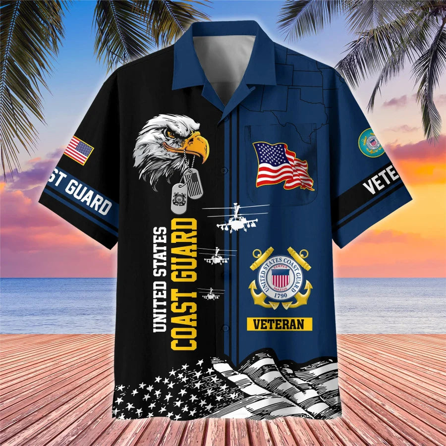 Premium US Veterans Hawaiian Shirt With Pocket Gifts For US Veterans, Gifts On Independence Day, Veterans Day.