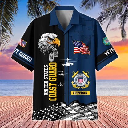 Premium US Veterans Hawaiian Shirt With Pocket Gifts For US Veterans, Gifts On Independence Day, Veterans Day.