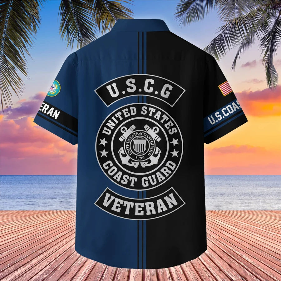 Premium US Veterans Hawaiian Shirt With Pocket Gifts For US Veterans, Gifts On Independence Day, Veterans Day.