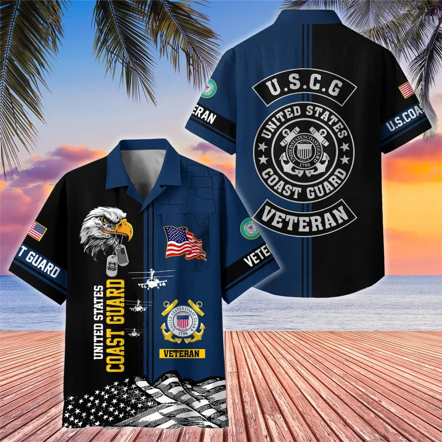 Premium US Veterans Hawaiian Shirt With Pocket Gifts For US Veterans, Gifts On Independence Day, Veterans Day.