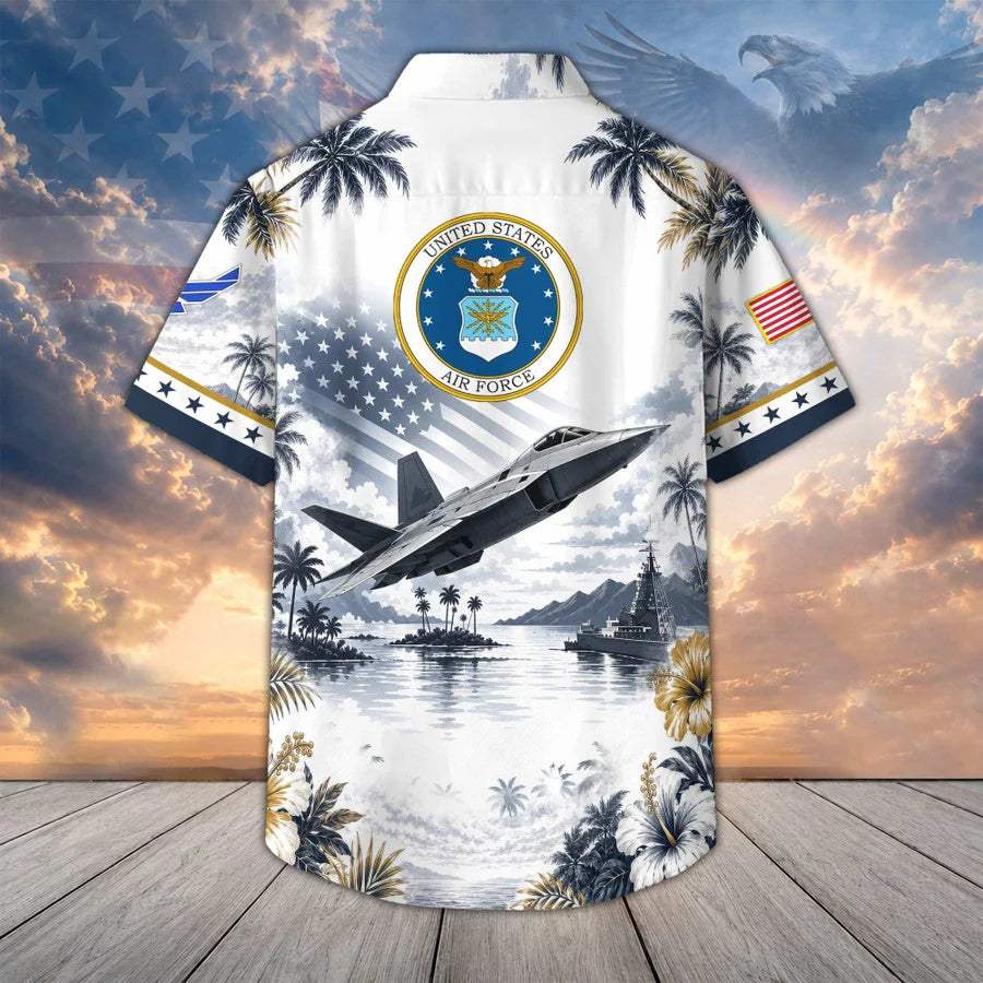 Premium US Veterans Hawaiian Shirt Gifts For US Veterans, Gifts For Father's Day, Veterans Day.