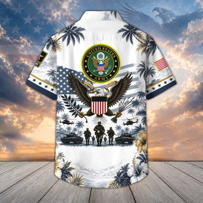 Premium US Veterans Hawaiian Shirt Gifts For US Veterans, Gifts For Father's Day, Veterans Day.