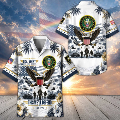 Premium US Veterans Hawaiian Shirt Gifts For US Veterans, Gifts For Father's Day, Veterans Day.