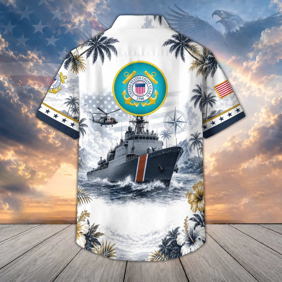 Premium US Veterans Hawaiian Shirt Gifts For US Veterans, Gifts For Father's Day, Veterans Day.