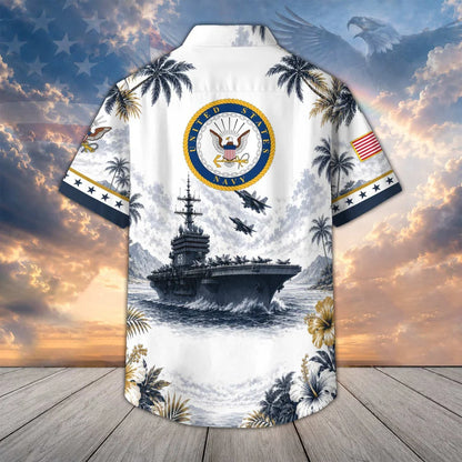 Premium US Veterans Hawaiian Shirt Gifts For US Veterans, Gifts For Father's Day, Veterans Day.