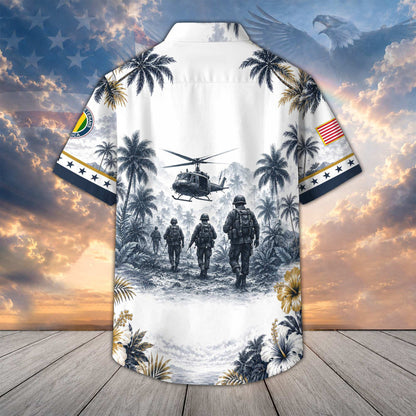 Premium US Veterans Hawaiian Shirt Gifts For US Veterans, Gifts For Father's Day, Veterans Day.