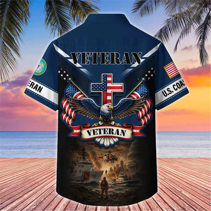 Premium US Veterans Hawaiian Shirt, Gifts For Father's Day, Gifts For US Veterans