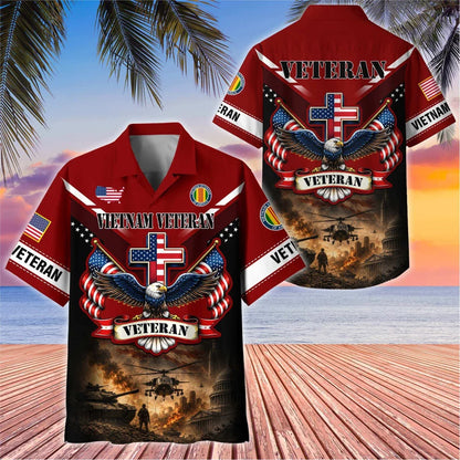 Premium US Veterans Hawaiian Shirt, Gifts For Father's Day, Gifts For US Veterans