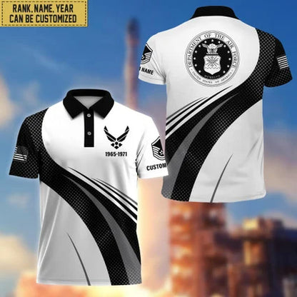 Premium US Veterans Polo Shirt, Gifts For US Veterans, Gifts On Father's Day, Veterans Day.