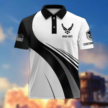 Premium US Veterans Polo Shirt, Gifts For US Veterans, Gifts On Father's Day, Veterans Day.