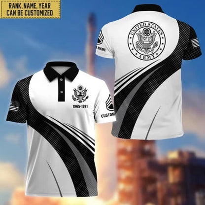 Premium US Veterans Polo Shirt, Gifts For US Veterans, Gifts On Father's Day, Veterans Day.