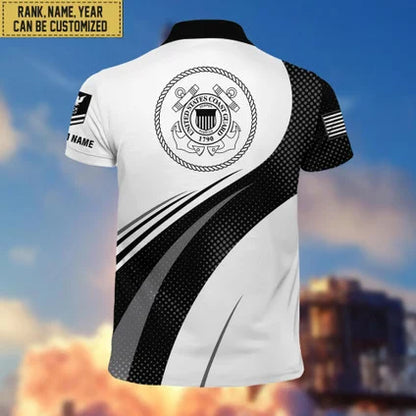 Premium US Veterans Polo Shirt, Gifts For US Veterans, Gifts On Father's Day, Veterans Day.