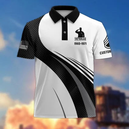 Premium US Veterans Polo Shirt, Gifts For US Veterans, Gifts On Father's Day, Veterans Day.