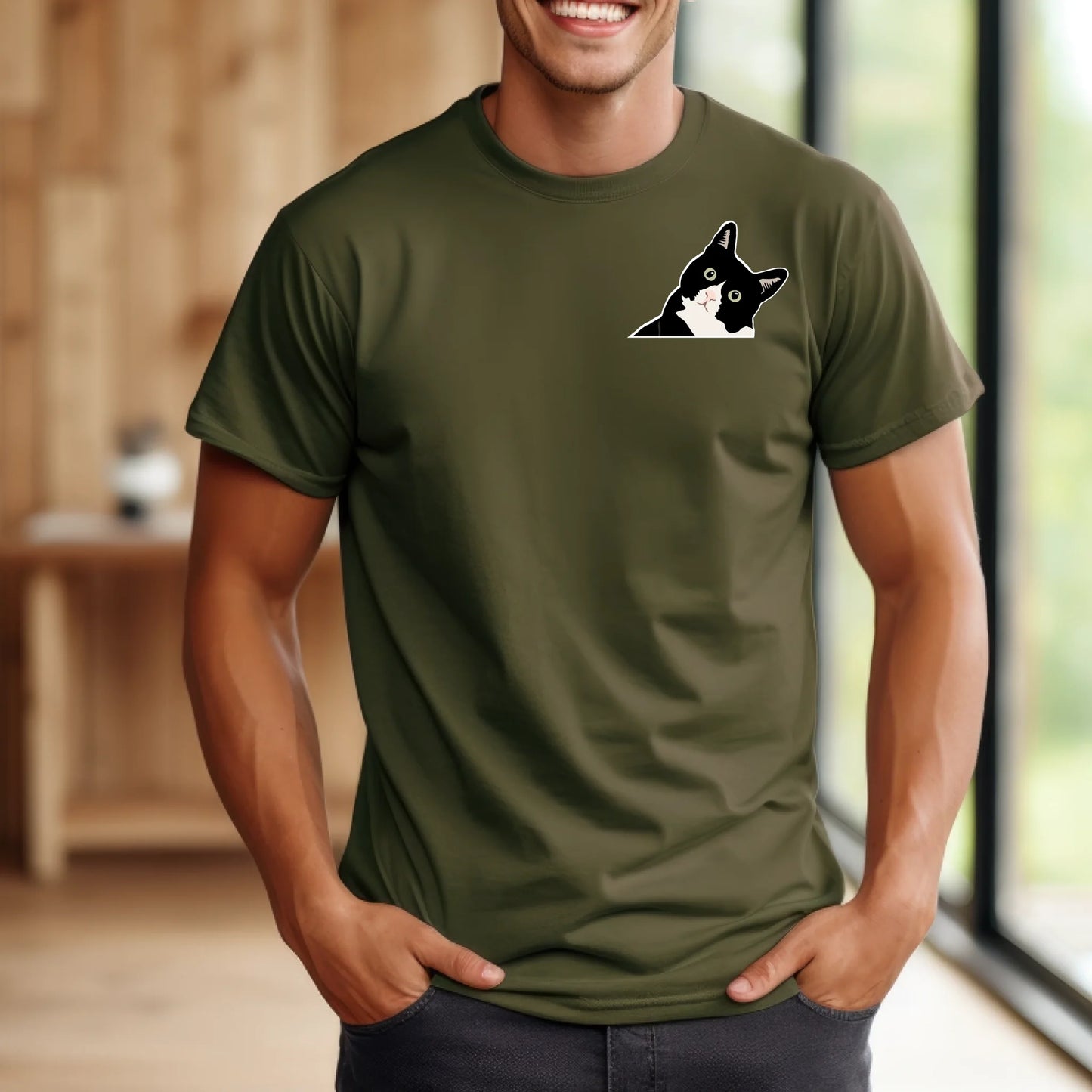 Gildan 5000, tshirt, male, black (1)