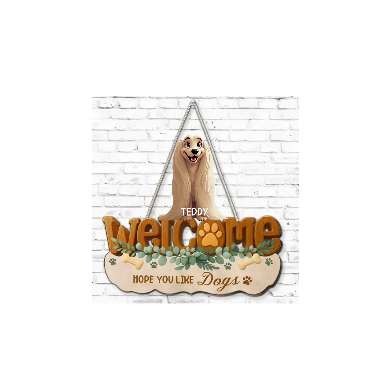Greetings To You - Personalized Custom 3D Effect Wood Sign