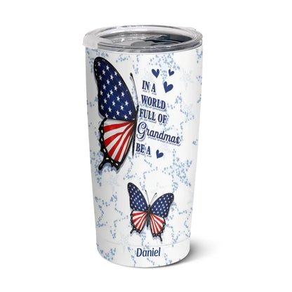 Full Of Grandmas - Personalized Custom Tumbler