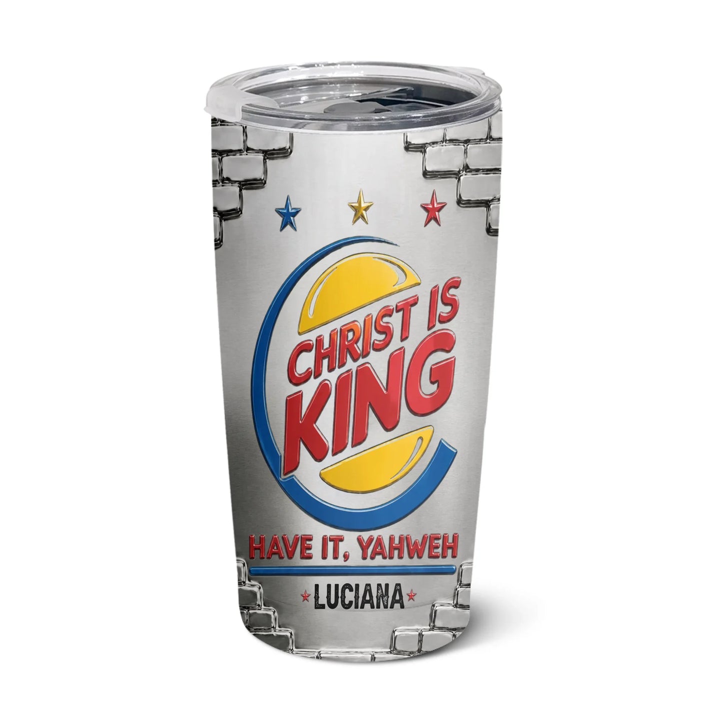 Christ is King Christian Tumbler