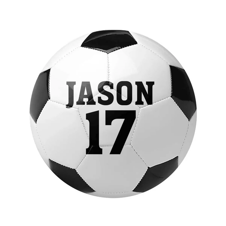 Personalised Football With Name And Number