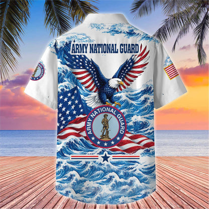 Premium US Veterans Hawaiian Shirt, Gifts For US Veterans, Gifts For Father's Day, Veterans Day.
