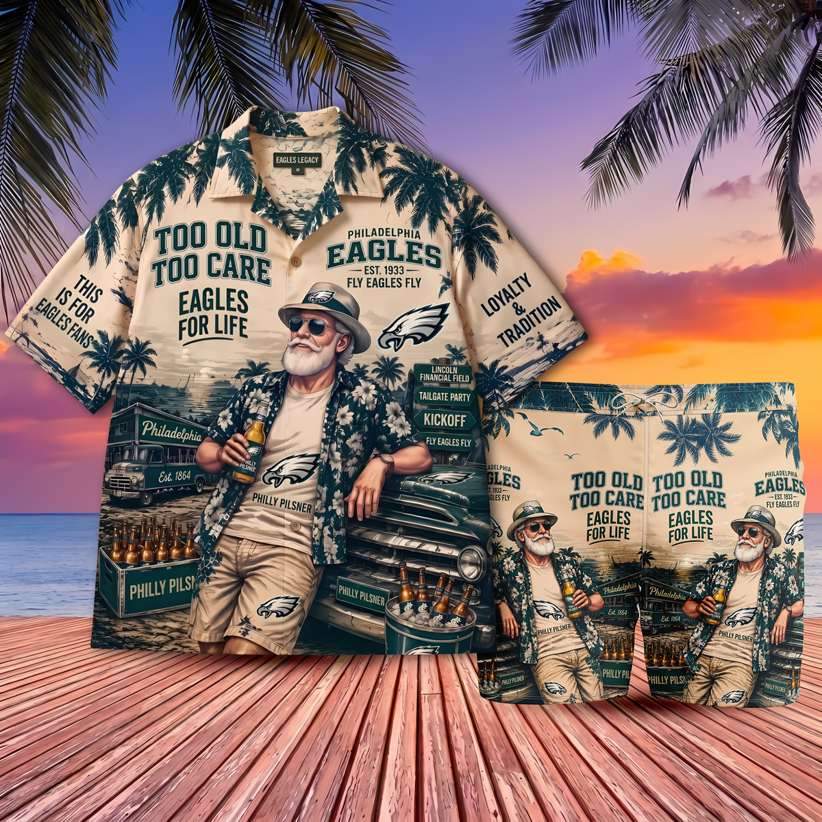 PREMIUM HAWAIIAN SHIRT TLQ DBD PHEA
